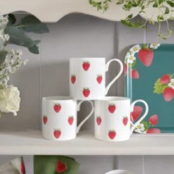 Strawberries Mug 13 Strawberries Mug -Sophie Allport bm9701 strawberries mugs standard 2 lifestyle high res square