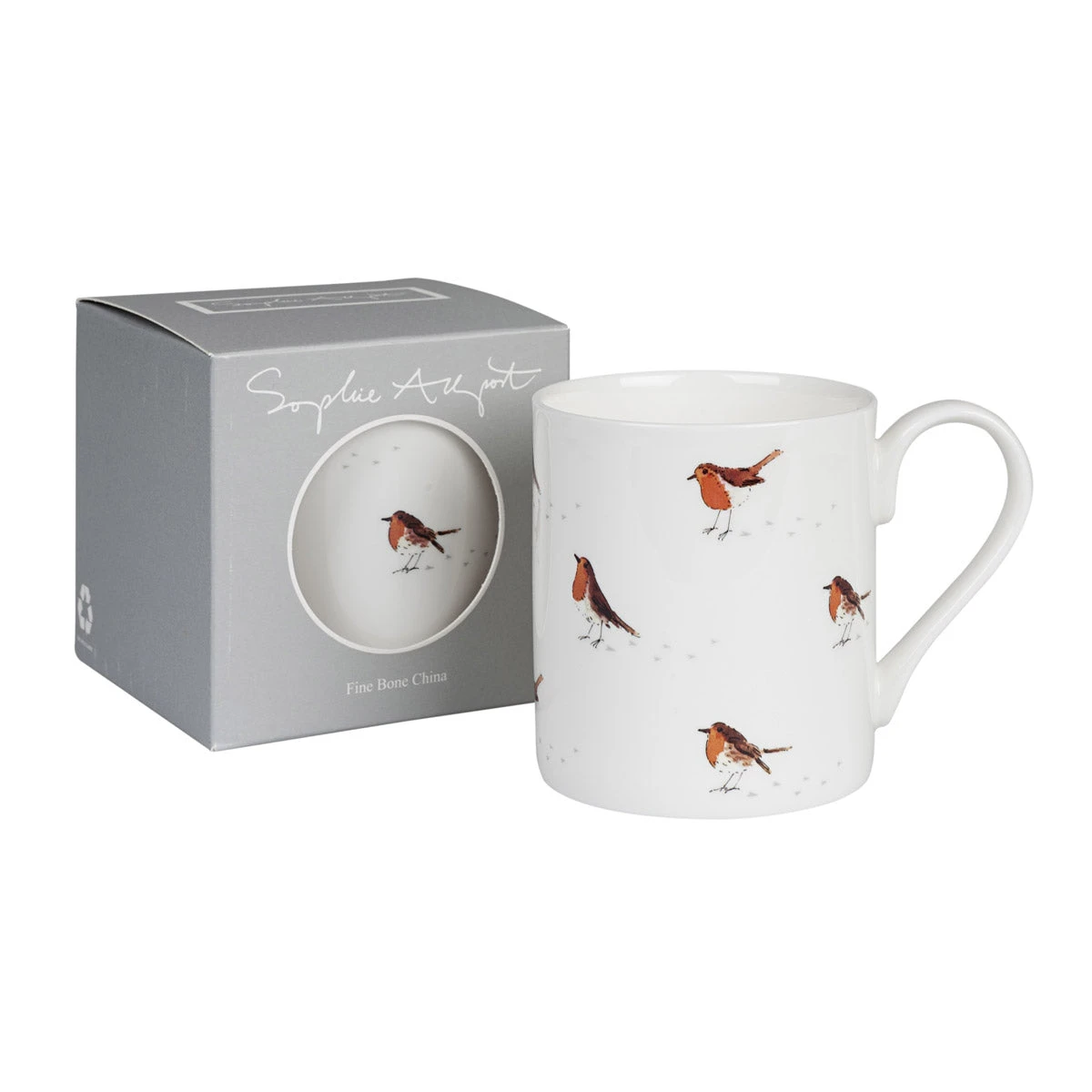 Robin & Mistletoe Mug 3 Robin & Mistletoe Mug - Image 3