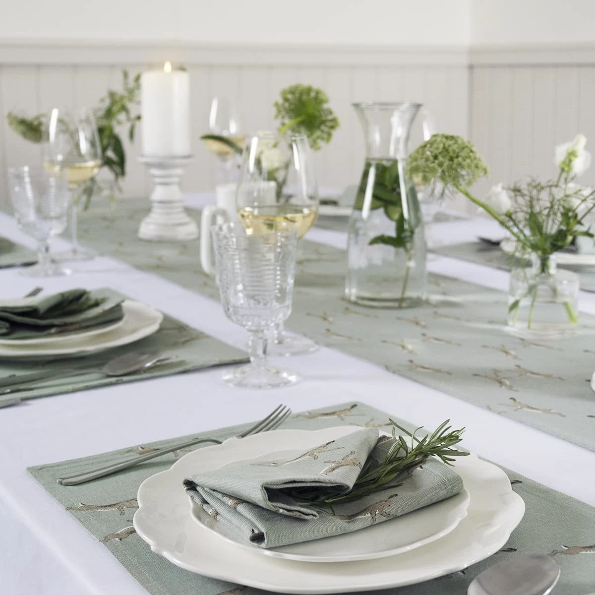 Boxing Hares Napkins (Set Of 4) 8 Boxing Hares Napkins (Set Of 4) - Image 8