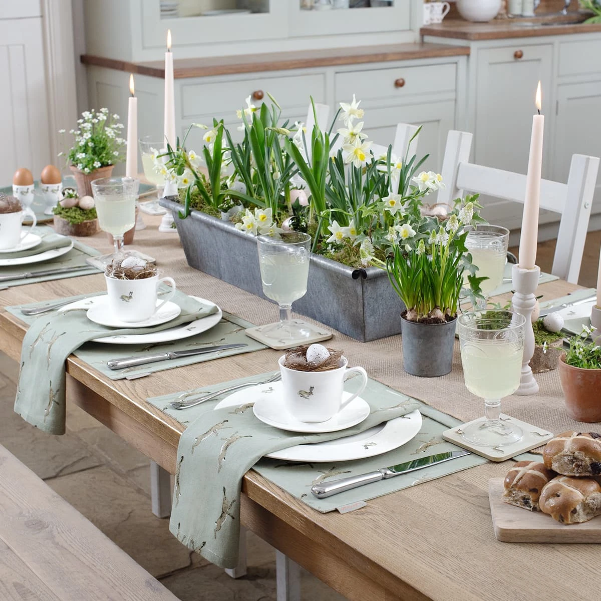 Boxing Hares Napkins (Set Of 4) 9 Boxing Hares Napkins (Set Of 4) - Image 9