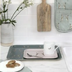 Boxing Hares Serving Tray - Small -Sophie Allport boxing hares trays double oven glove teatowel standard mug kitchen lifestyle high res square 06e1473a 92ab 45a8 9ce3 efe5d552de29