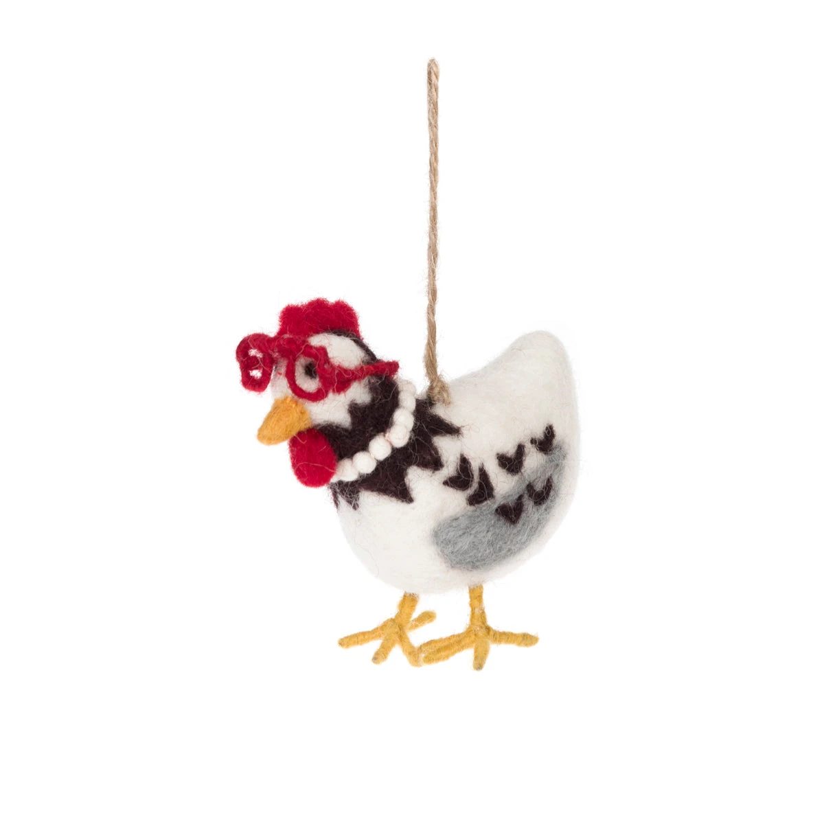 Chicken Felt Decoration 2 Chicken Felt Decoration - Image 2