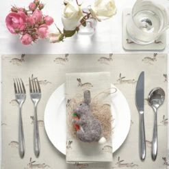 Hare Felt Decoration -Sophie Allport cd2500f hare bauble decoration felt lifestyle high res square