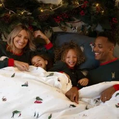 Sophie Allport -Sophie Allport christmas dogs family pyjamas modelled lifestyle high res square