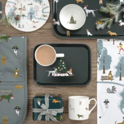 Christmas Dogs Mug -Sophie Allport christmas dogs kitchen collection flat lay lifestyle high res square 3409d12a 5bd3 4426 9df3 d2f1b4ead4d2