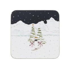 Snow Season Coasters (Set Of 4) -Sophie Allport coc10001 snow season coasters set of 4 cut out high res square