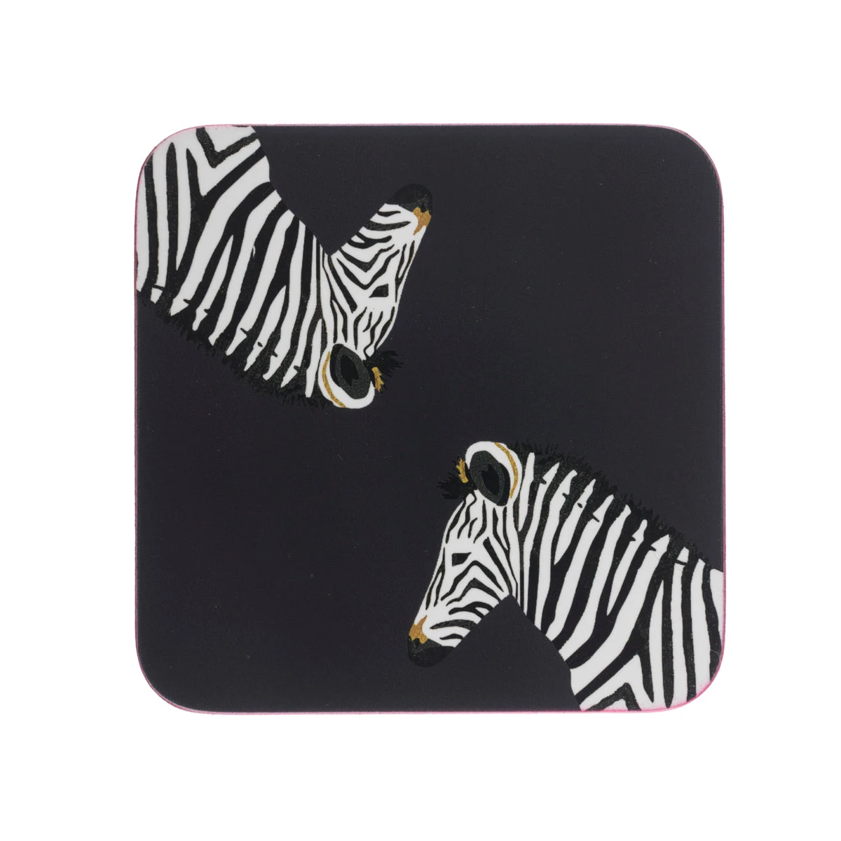 Zebra Coasters (Set Of 4) 1 Zebra Coasters (Set Of 4)