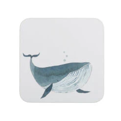 Whales Coasters (Set Of 4) -Sophie Allport coc6901 whales coasters set of 4 3 cut out high res square
