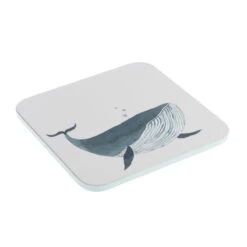 Whales Coasters (Set Of 4) -Sophie Allport coc6901 whales coasters set of 4 5 cut out high res square