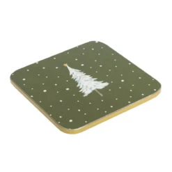Festive Forest Coasters (Set Of 4) 7 Festive Forest Coasters (Set Of 4) -Sophie Allport coc8401 festive forest coasters set of 4 2 cut out high res square
