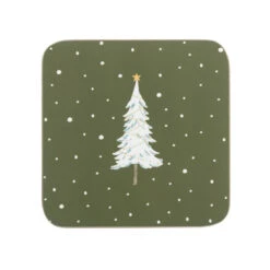 Festive Forest Coasters (Set Of 4)