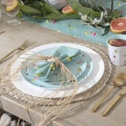 Cocktails Melamine Dinner Plate 13 Cocktails Melamine Dinner Plate -Sophie Allport cocktails place setting lifestyle high res square 3cff16b1 0924 4b4b 8452 caac0efad514