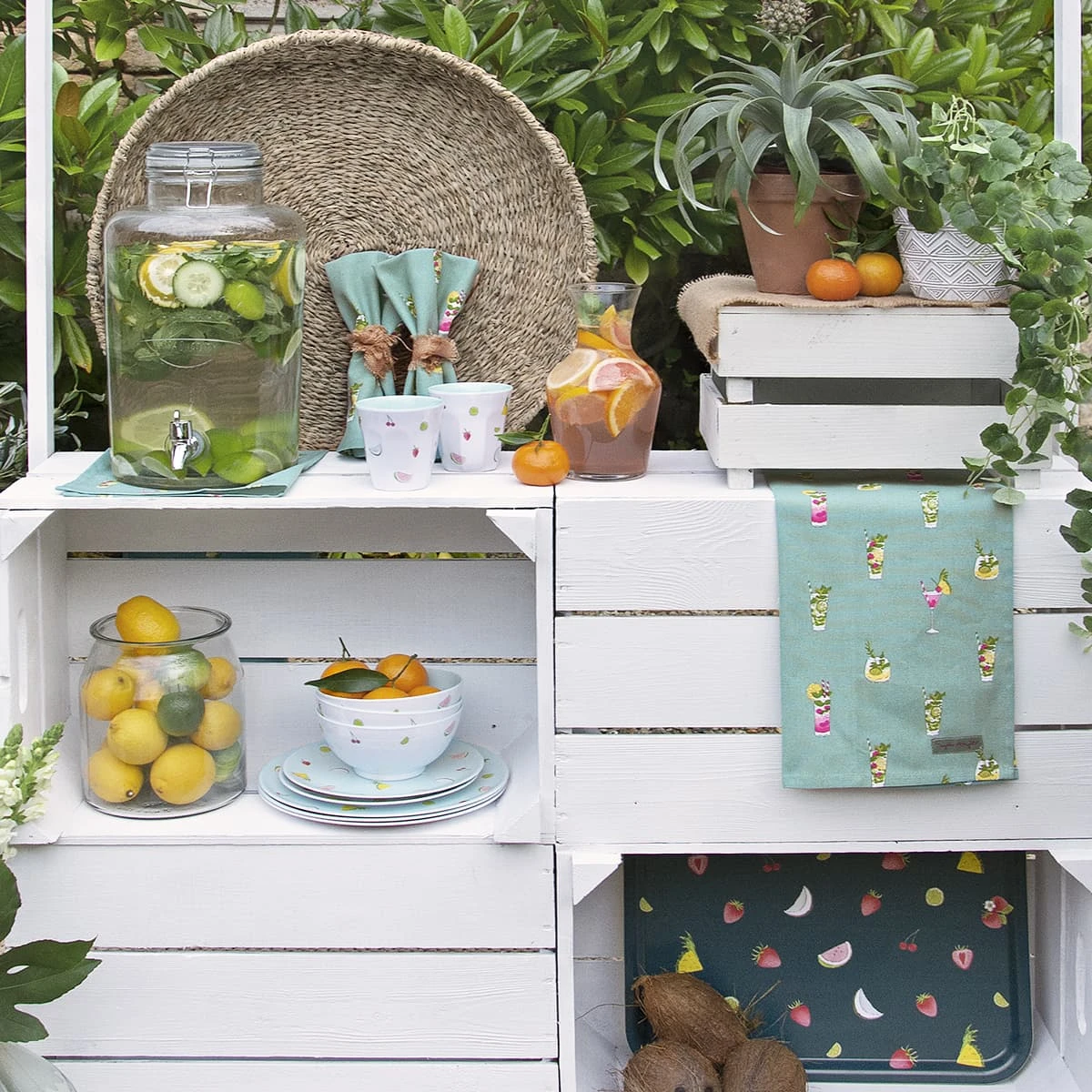 Cocktails Melamine Side Plate 8 Cocktails Melamine Side Plate - Image 8