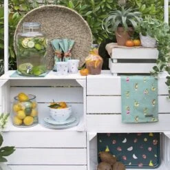 Cocktails Melamine Bowl -Sophie Allport cocktails stand melamine collection fabric teatowel napkins high res square jpg f6cc1595 12b2 4ed6 8e41 cc14457b2f8e