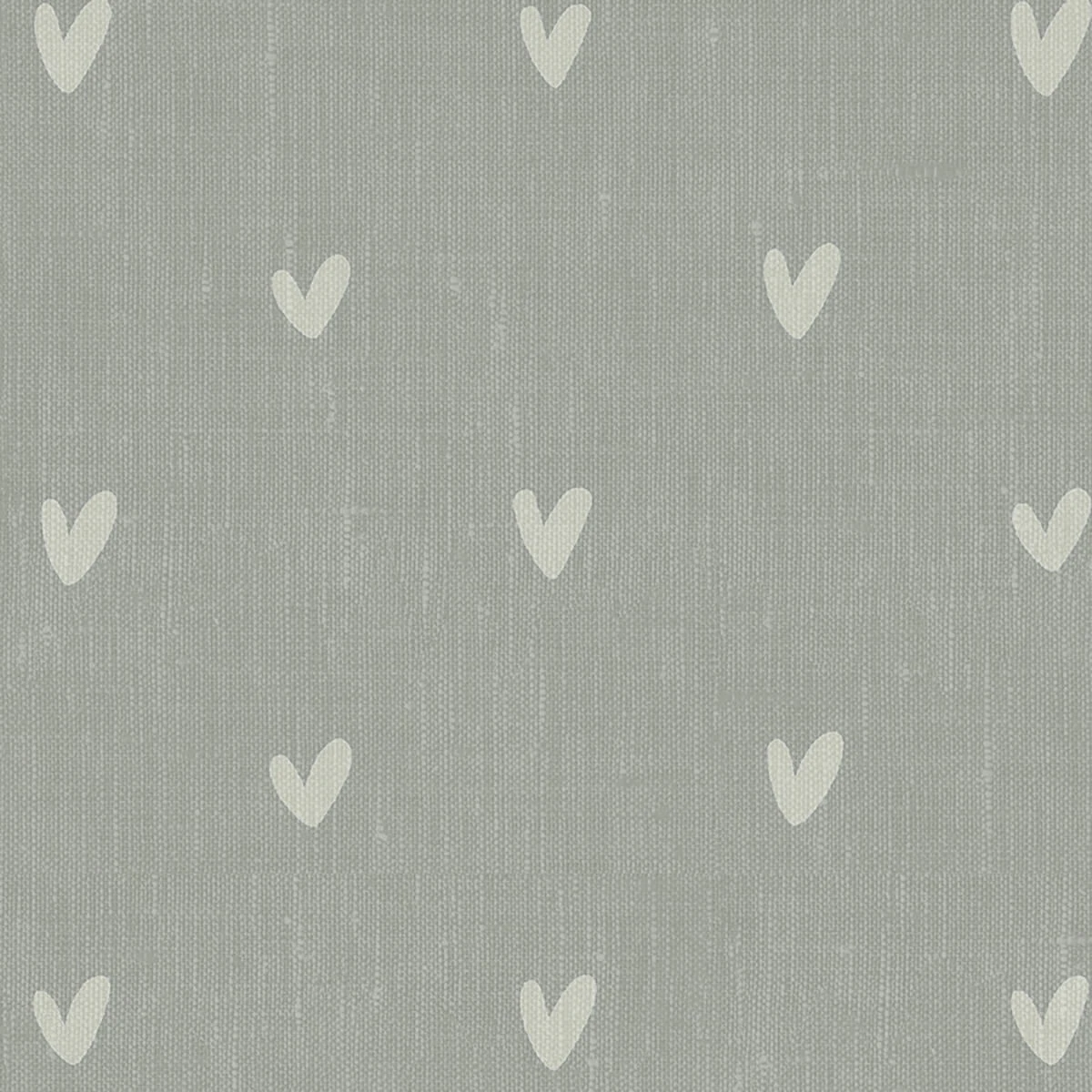 Hearts Grey Made To Measure Curtains 2 Hearts Grey Made To Measure Curtains - Image 2