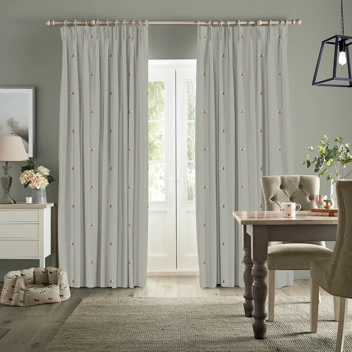 Bees Soft Linen Made To Measure Curtains 1 Bees Soft Linen Made To Measure Curtains