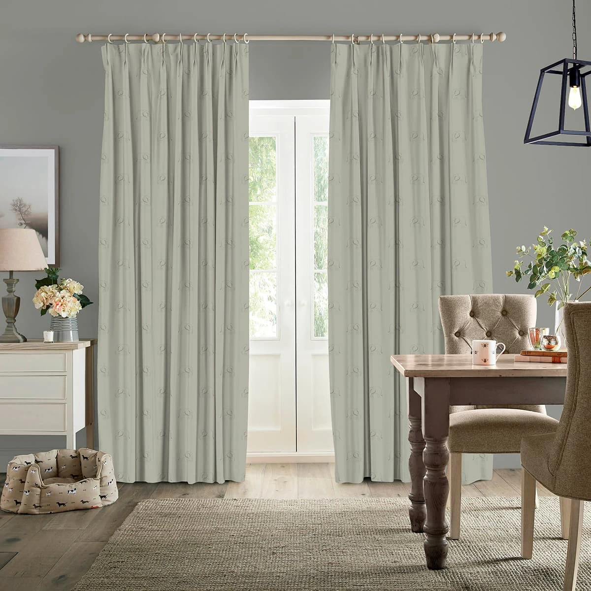 Elephant Slate Grey Made To Measure Curtains 1 Elephant Slate Grey Made To Measure Curtains