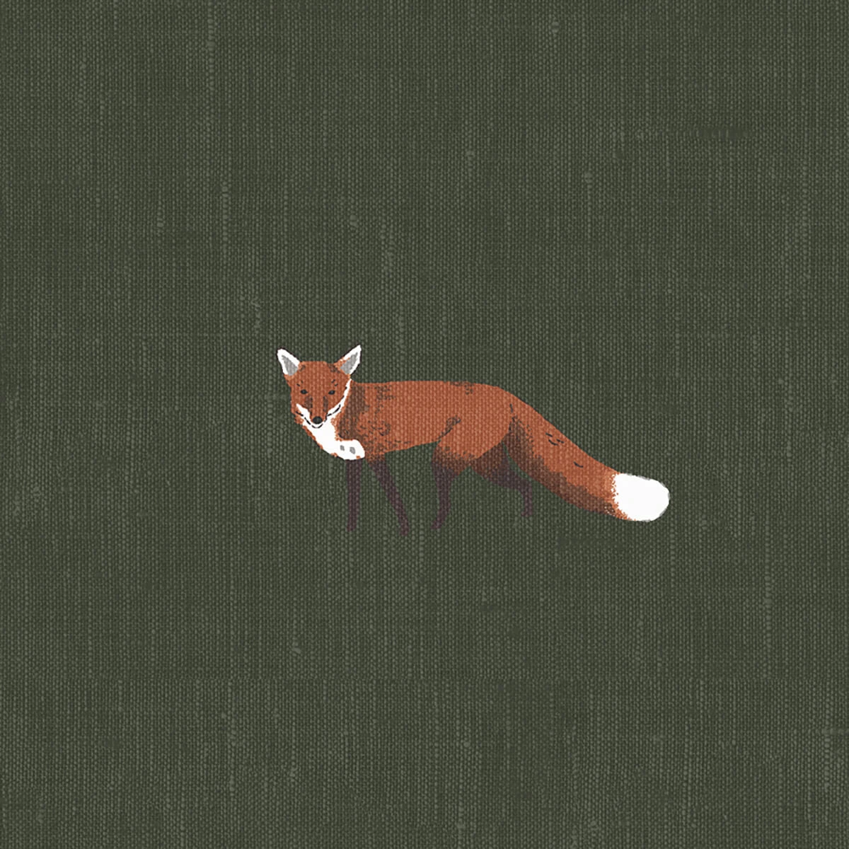 Foxes Forest Green Made To Measure Curtains 2 Foxes Forest Green Made To Measure Curtains - Image 2