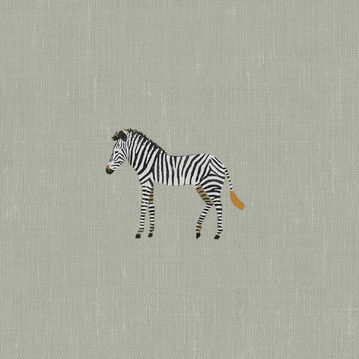 Zebra Sage Grey Made To Measure Curtains 2 Zebra Sage Grey Made To Measure Curtains - Image 2