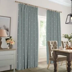 Chicken Deep Duck Egg Made To Measure Curtains 5 Chicken Deep Duck Egg Made To Measure Curtains -Sophie Allport crt8dgm2m chicken deep duck egg artwork made to measure curtains lifestyle high res square