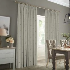 Chicken Soft Linen Made To Measure Curtains -Sophie Allport crt8slm2m chicken soft linen artwork made to measure curtains lifestyle high res square