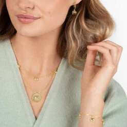 Elephant Gold Plated Pendant Necklace 9 Elephant Gold Plated Pendant Necklace -Sophie Allport elephant zsl gold plated jewellery collection 2 modelled cut out high res square 304045e9 3430 40f1 b9ba e614c14d7f5c