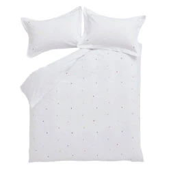 Hearts Embroidered Bedding Set 11 Hearts Embroidered Bedding Set -Sophie Allport embhearts01dq hearts embroidered bedding set double cut out high res square