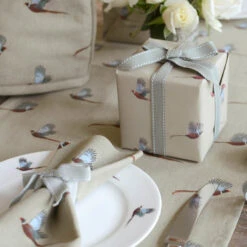 Pheasant Napkins (Set Of 4) 19 Pheasant Napkins (Set Of 4) -Sophie Allport fw19001 pheasant gift wrap lifestyle high res 2 web image 1c1b1972 2e88 4f16 bc1b c958321dfc3d