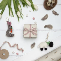 Sheep Felt Decoration -Sophie Allport fw25001 hare gift wrap lifestyle high res square 8b6ae6ec 71a7 4931 b6f0 037aa4c205ad
