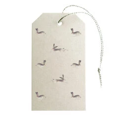 Hare Gift Tags (Set Of 10)