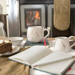 Giraffe Stoneware Mug -Sophie Allport giraffe zsl stoneware collection lifestyle high res square