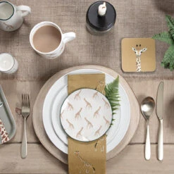 Giraffe Stoneware Small Side Plate 11 Giraffe Stoneware Small Side Plate -Sophie Allport giraffe zsl table setting 2 lifestyle high res square ad22bee4 b170 4fca aba2 cb4689dc632f