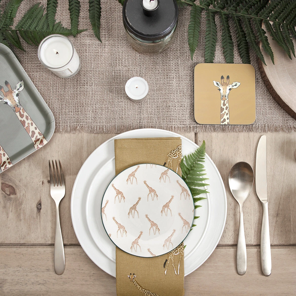 Giraffe Stoneware Small Side Plate 3 Giraffe Stoneware Small Side Plate - Image 3