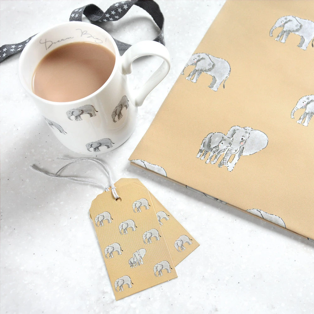 Elephant Gift Tags (Set Of 8) 2 Elephant Gift Tags (Set Of 8) - Image 2