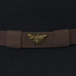 Bees Felt Fedora Hat 7 Bees Felt Fedora Hat -Sophie Allport hff3601 bees hat fedora 2 cut out high res square