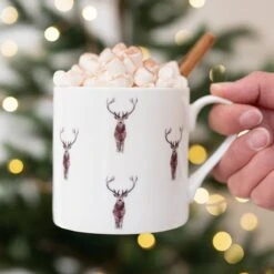 Highland Stag Mug -Sophie Allport highland stag mug lifestyle bm2902 aw22 1 square