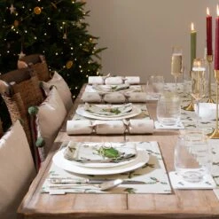 Holly & Berry Coasters (Set Of 4) 13 Holly & Berry Coasters (Set Of 4) -Sophie Allport holly berry table set lifestyle aw22 1 high res square da3fdc16 73af 4848 bf50 5794357b521c