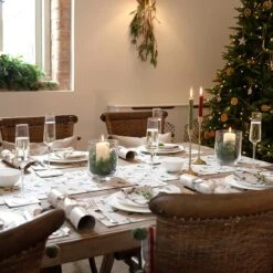 Holly & Berry Table Runner -Sophie Allport holly berry table set lifestyle aw22 10 high res square