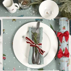 Home For Christmas Napkins (Set Of 4) 11 Home For Christmas Napkins (Set Of 4) -Sophie Allport home for christmas place setting lifestyle high res square 72275bb6 355e 465f 954d d9dd0ae35f93