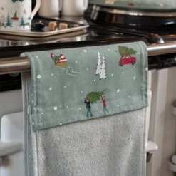 Home For Christmas Roller Hand Towel -Sophie Allport home for christmas roller hand towel lifestyle all60610 aw22 1 high res square