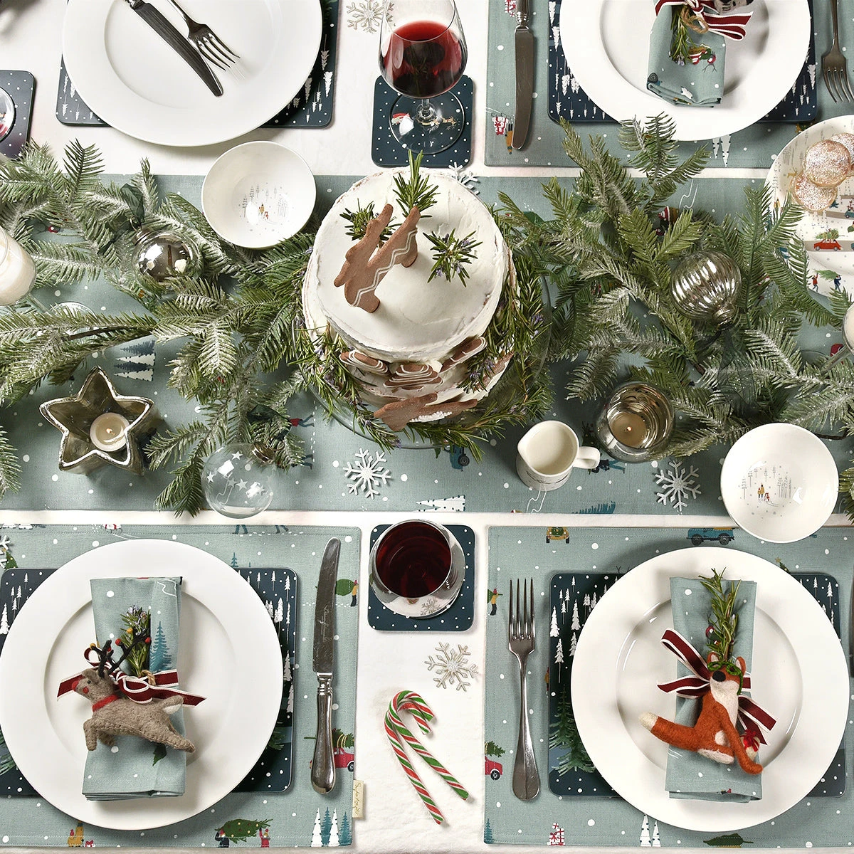Home For Christmas Placemats (Set Of 4) 3 Home For Christmas Placemats (Set Of 4) - Image 3