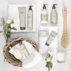 Honey Spiced Lavender Hand Cream 9 Honey Spiced Lavender Hand Cream -Sophie Allport honey spiced lavender hand and body collection flatlay lifestyle high res square b2bc609a c593 4f6c b99f 10dbde32fdbc