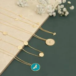 Bees Gold Plated Enamel Pendant Necklace -Sophie Allport jnlgp3601c jnlgp3601p jnlgp3602sc jnlgp3602se bees gold collection lifestyle high res square 1d87cf3f 77c3 4a25 8d0a 116ad08ca816