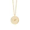 Bees Gold Plated Pendant Necklace