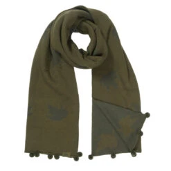 Hedgehogs Knitted Scarf -Sophie Allport kab83s hedgehog knitted scarf acrylic blend 2 cut out high res square