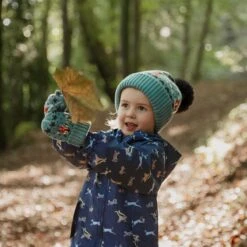 Running Dogs Raincoat -Sophie Allport km86k kh86k rc8634 running dogs knitted kids mittens hat and raincoat 2 lifestyle high res square