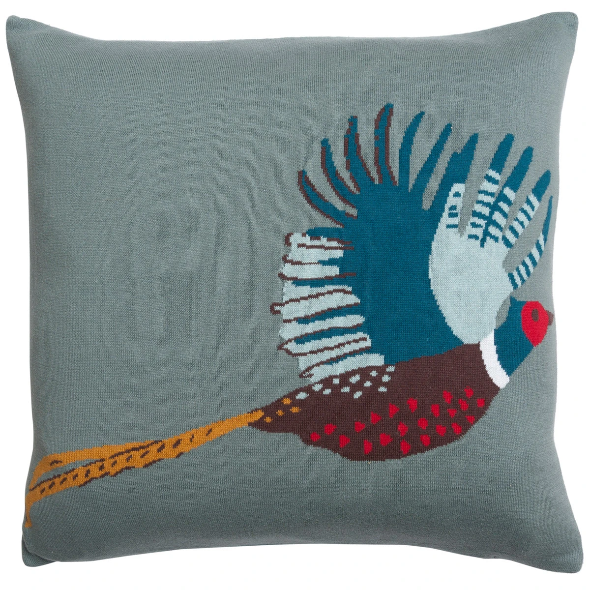 Pheasant Knitted Cushion 1 Pheasant Knitted Cushion