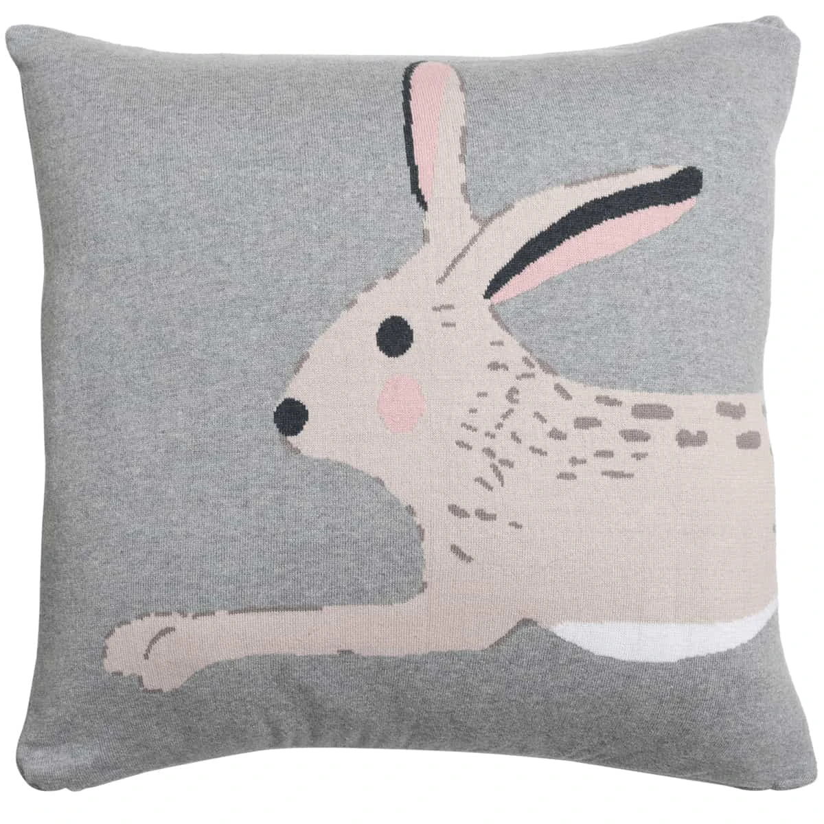 Hare Knitted Cushion 2 Hare Knitted Cushion - Image 2