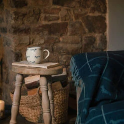 Dachshund Wool Knitted Throw -Sophie Allport ktw46 spm72 dachshund knitted throw wool and fetch mug stoneware lifestyle high res square