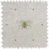 Bees Gold Linen Blend Fabric By The Metre